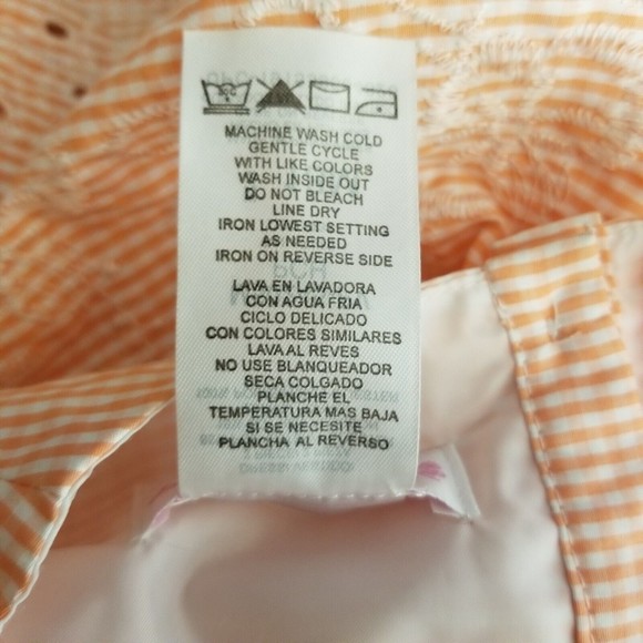 Bonnie Baby Girl's Dress Check Design Embroidered Accent Eyelet Hemline 18 Month - Picture 6 of 6